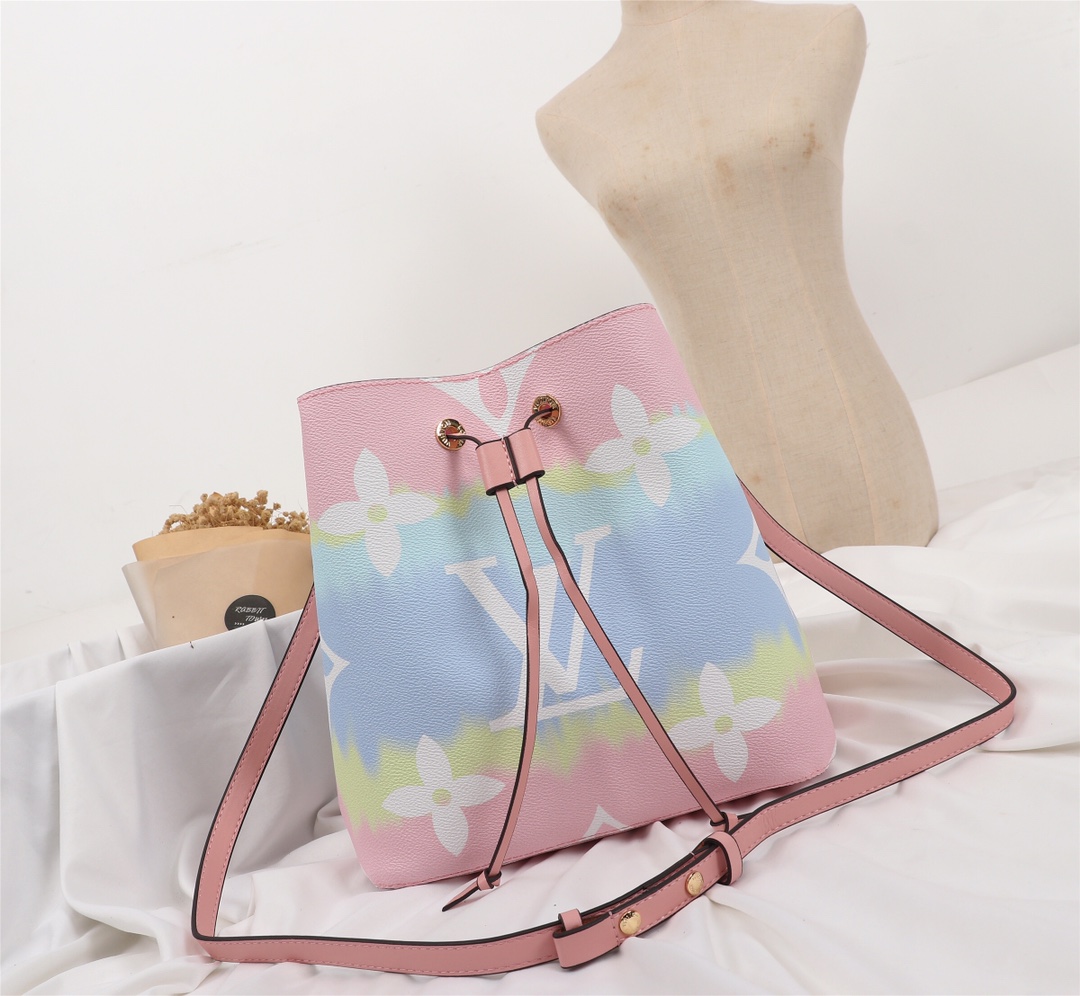 Louis Vuitton Escale Neonoe MM Pink/Blue/Red