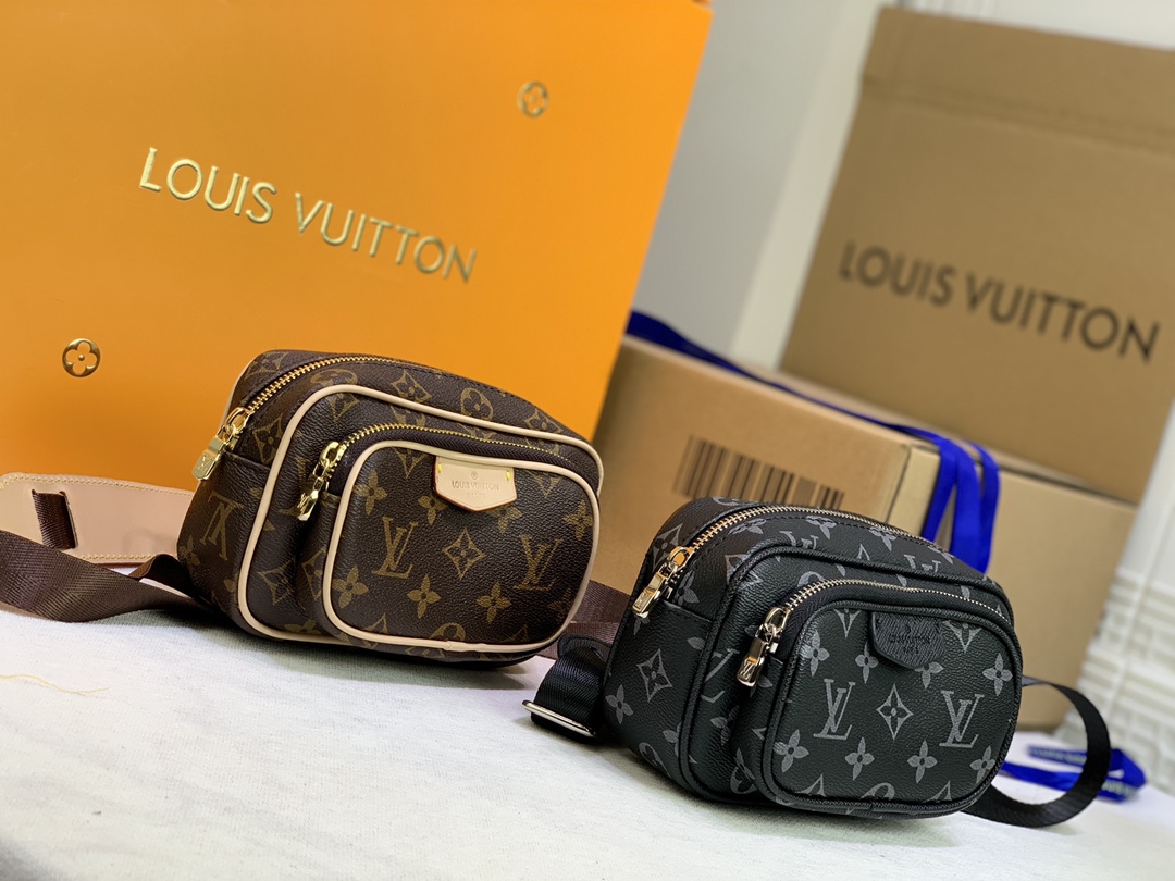 Louis Vuitton Taigarama Tasto all’aperto marrone/nero