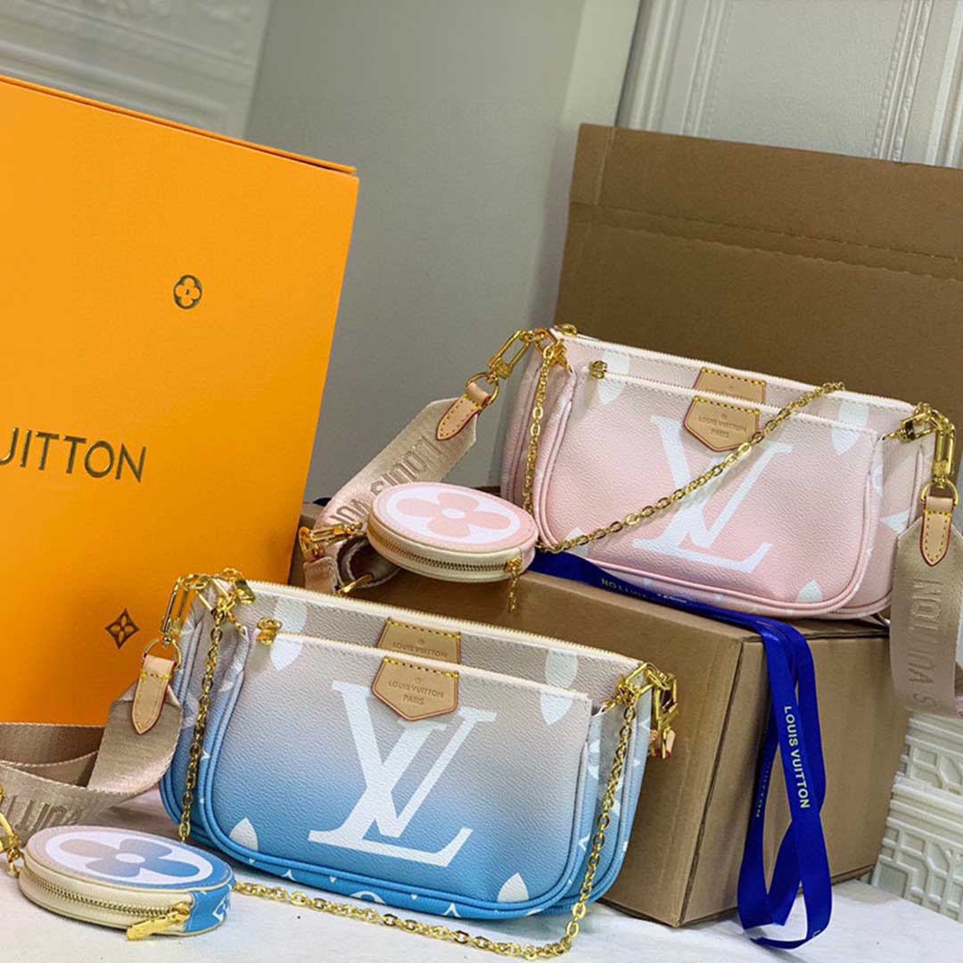 Louis Vuitton Multi Pochette AccessOires-M57634 Pink/Blue