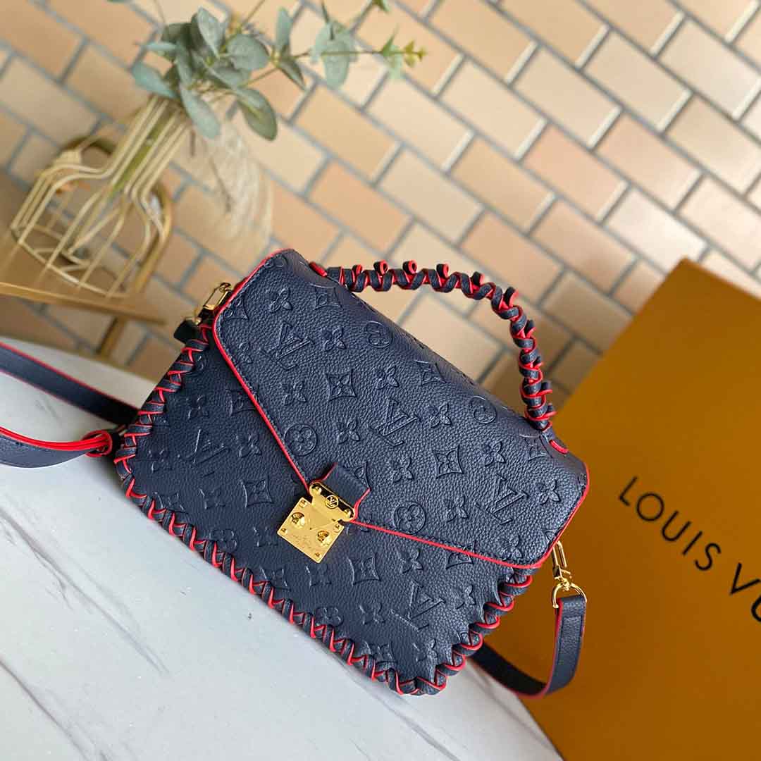 Louis Vuitton Pochette Metis M44881 Navy Blue/Beige