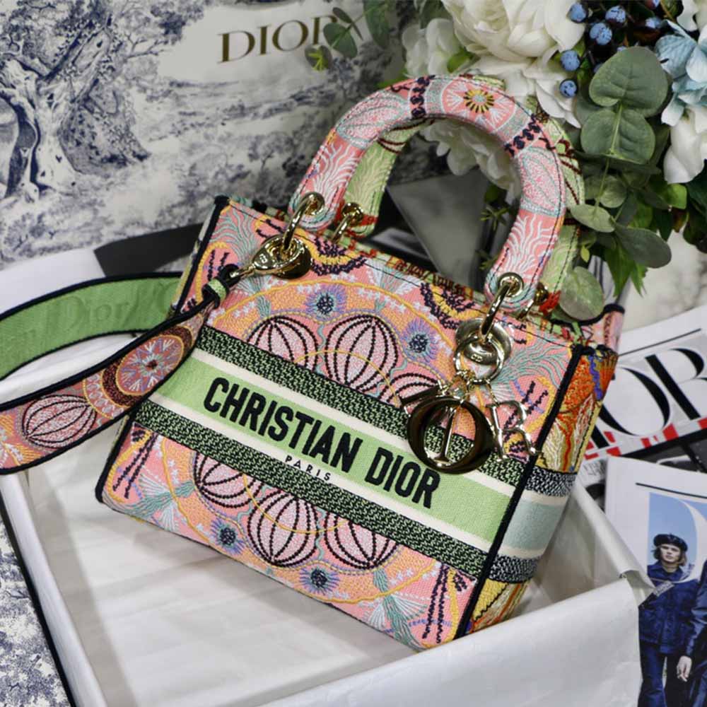 borsa di Dior AAA-IN LIGHT MEDIO DACHE M8003/ricamo