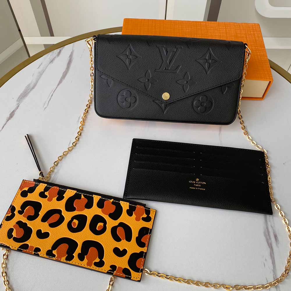 Louis Vuitton AAA-Leopard Felicie Pochette M64065