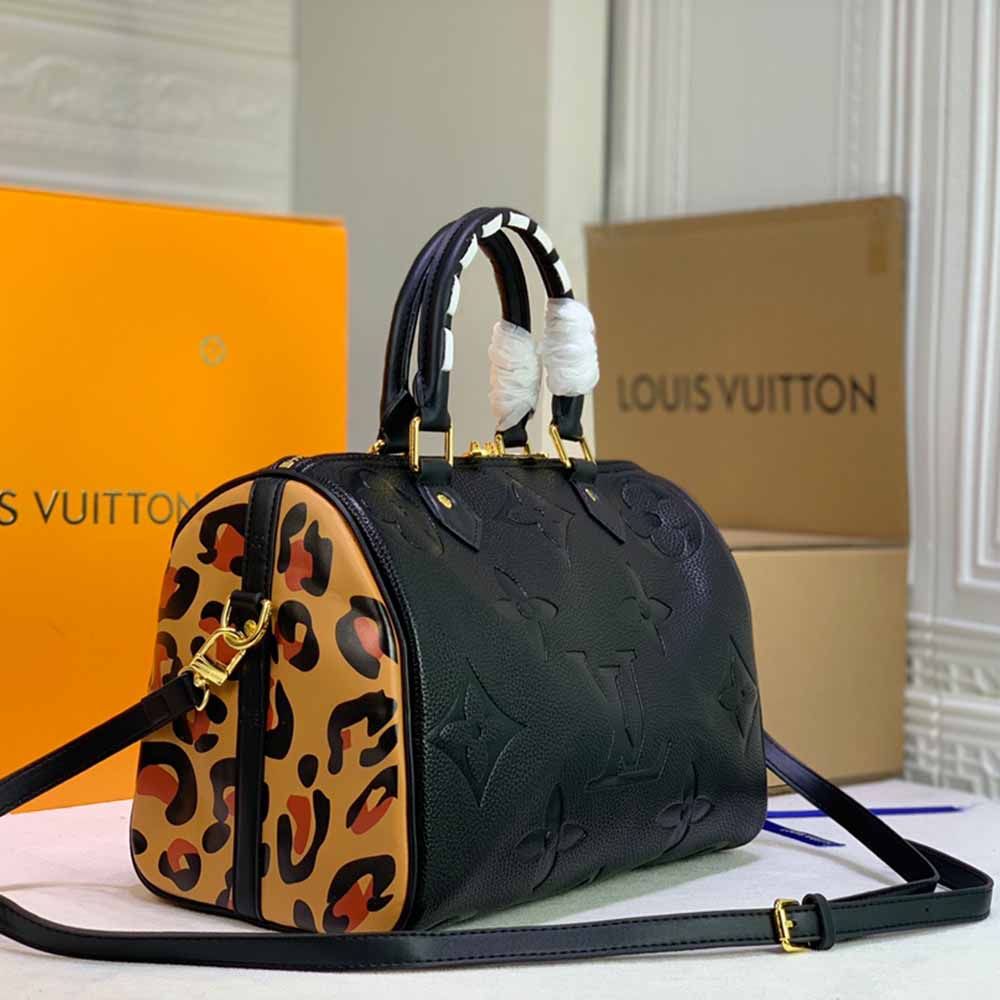 Louis Vuitton Leopard Speedy Bandouliere 30/ Imbossato