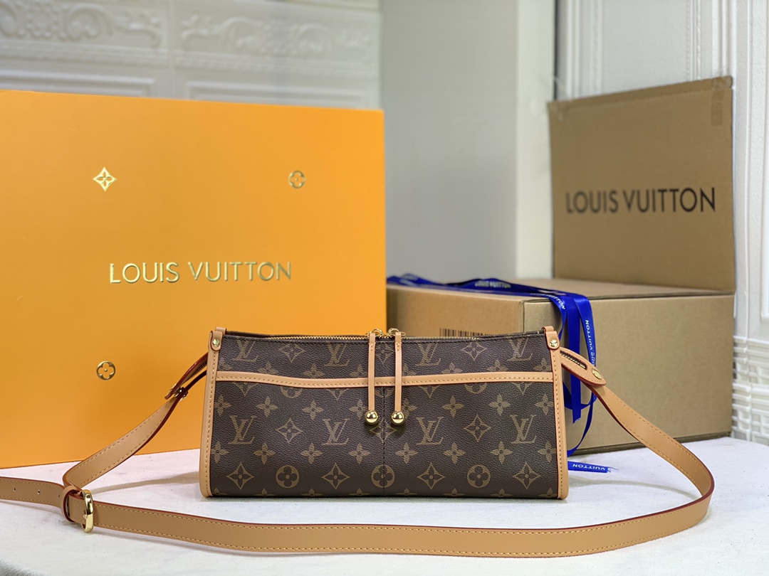 Louis Vuitton Monogram Popincourt Long borsa M40008