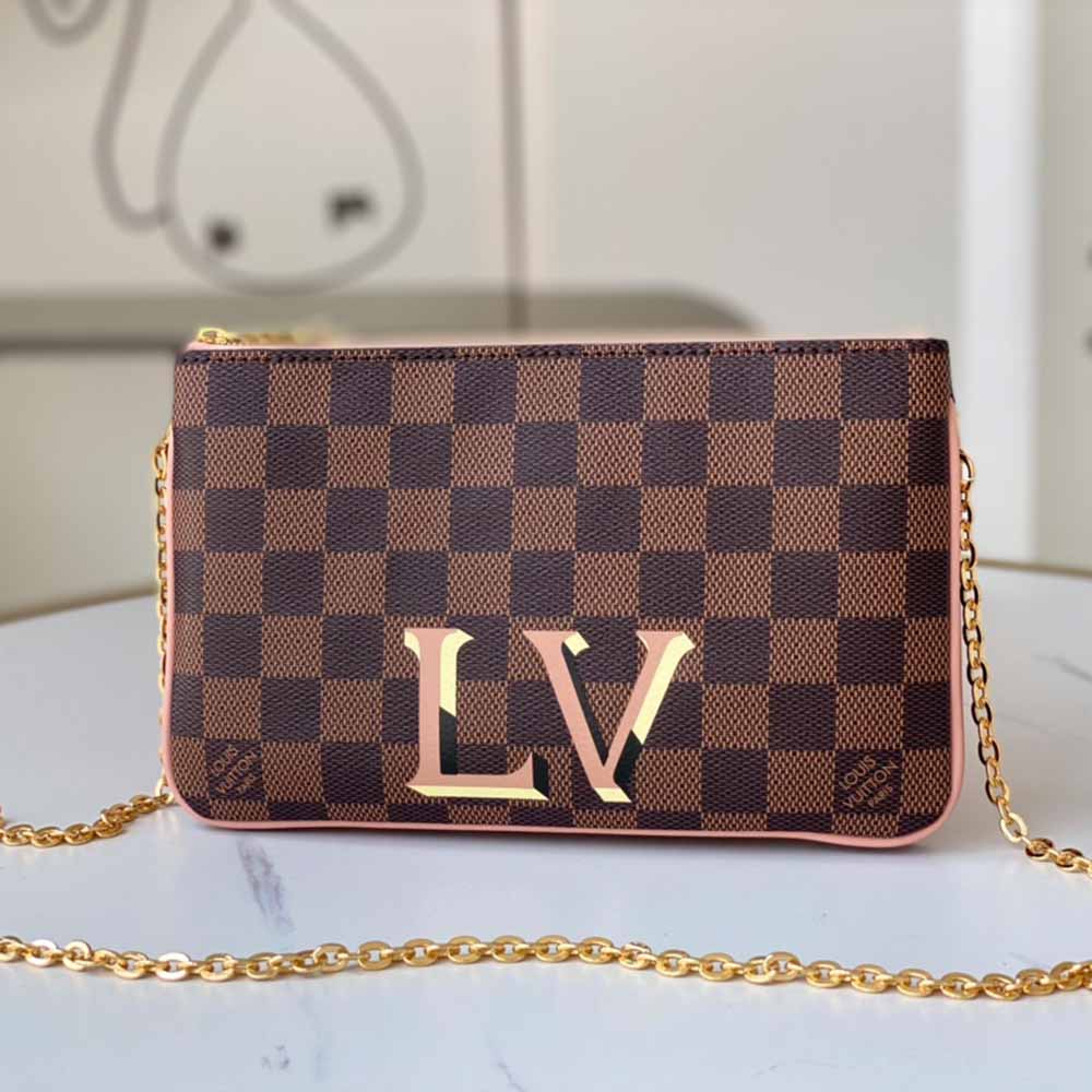 Louis Vuitton Double Zip Pochette N60254