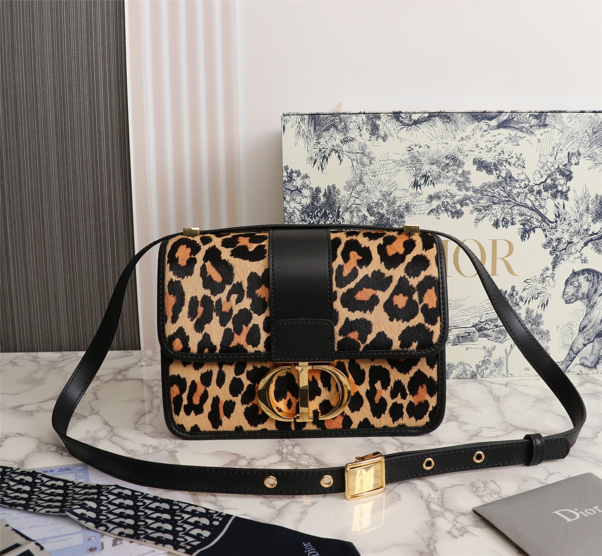 borsa di Dior Aaa-Leopard 30 Montaigne