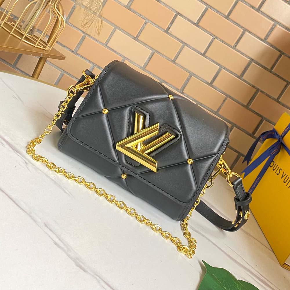 Louis Vuitton Twist PM- Black/Brown/White