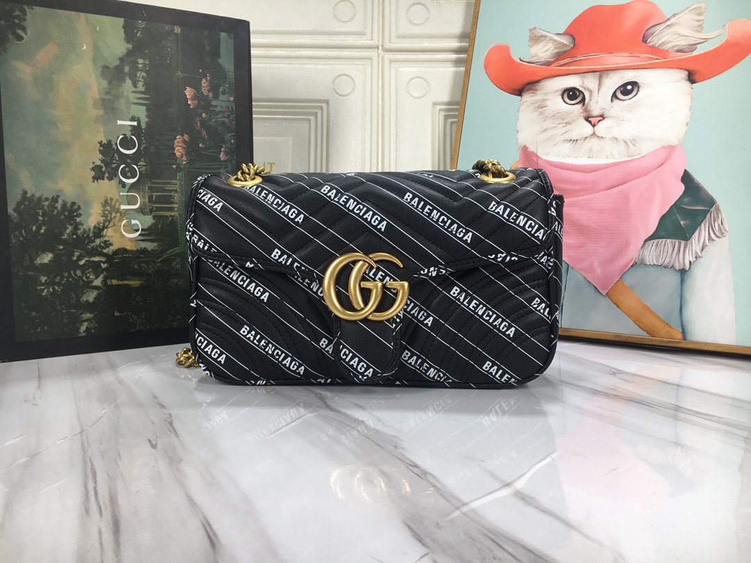 Gucci The Hacker Project Small Double G Marmont borsa