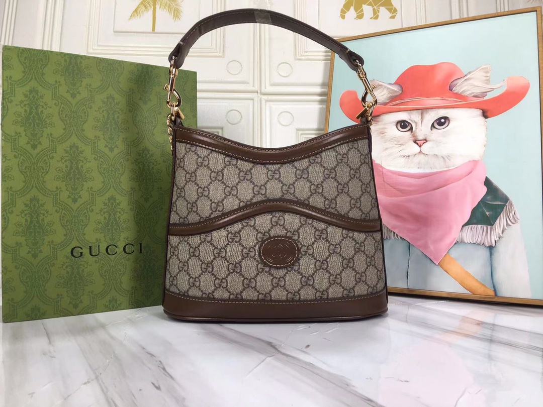 Gucci grande borsa a tracolla con interblocco G