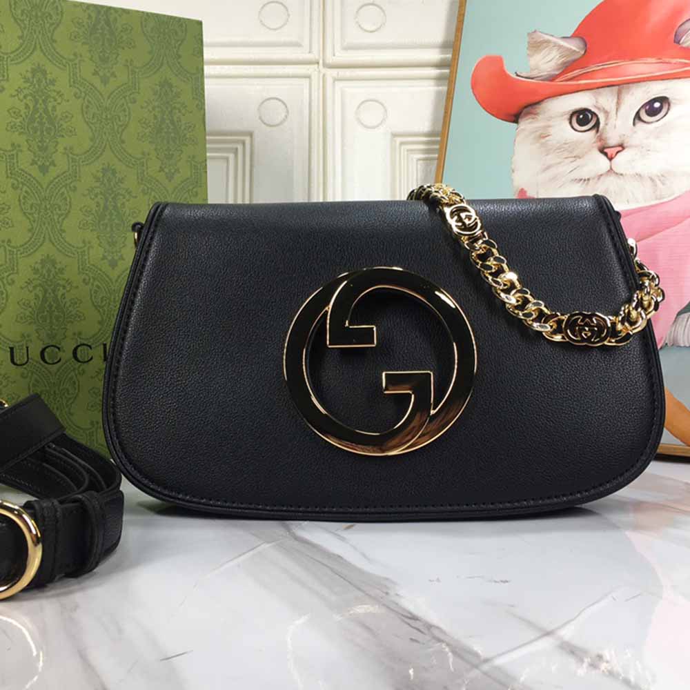 Gucci Blondie Spalla Borsa Black/White