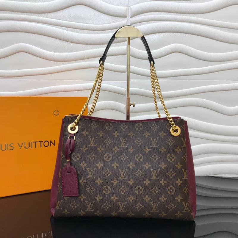 Louis Vuitton Surene MM-M43864 Vino rosso 36 cm