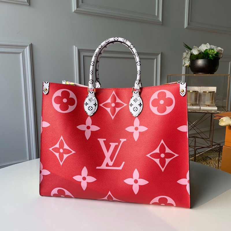 Louis Vuitton AAA-OnThego-M44570 Red 41cm