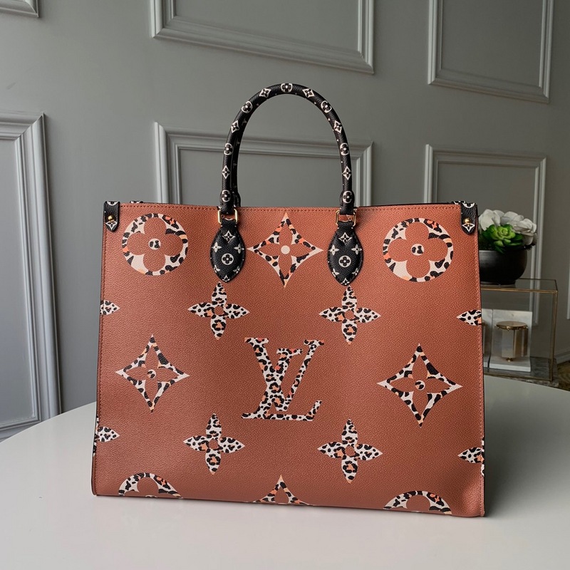 Louis Vuitton AAA-OnThego-M44570 Brown 41cm