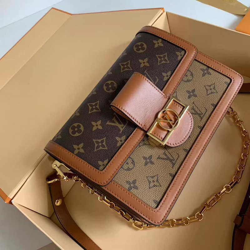 Louis Vuitton Dauphine Mm/Mini Brown Mono