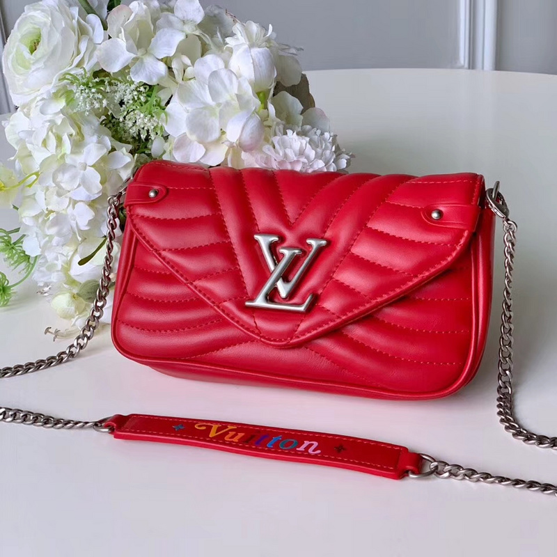 Louis Vuitton New Wave Chain Pochette-M63956 Red