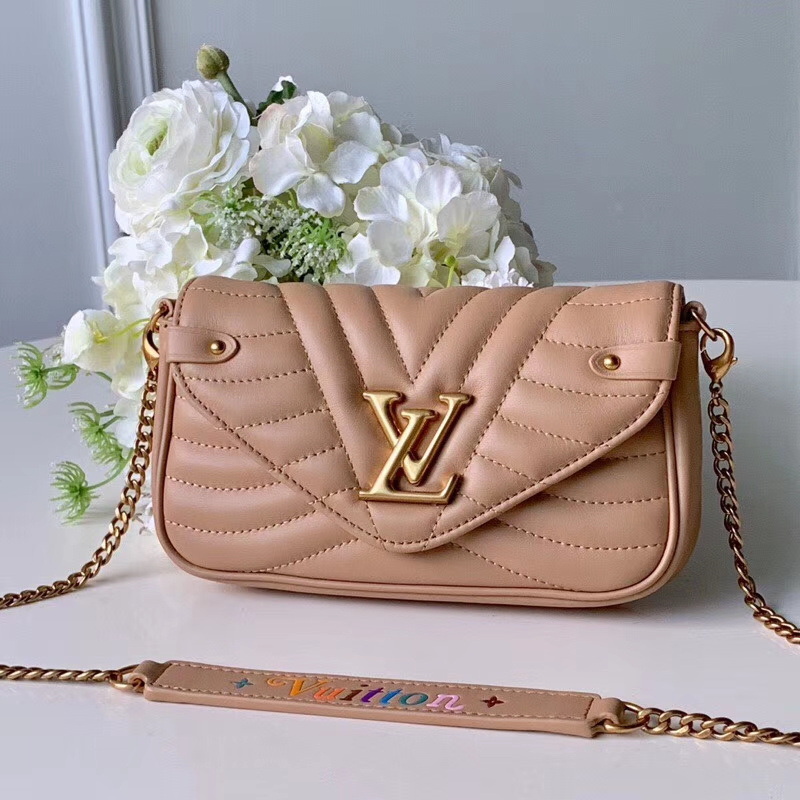 Louis Vuitton New Wave Chain Pochette-M68479 Brown