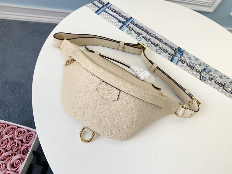 Louis Vuitton AAA-monogramma Empreinte Bumborsa Black/Beige