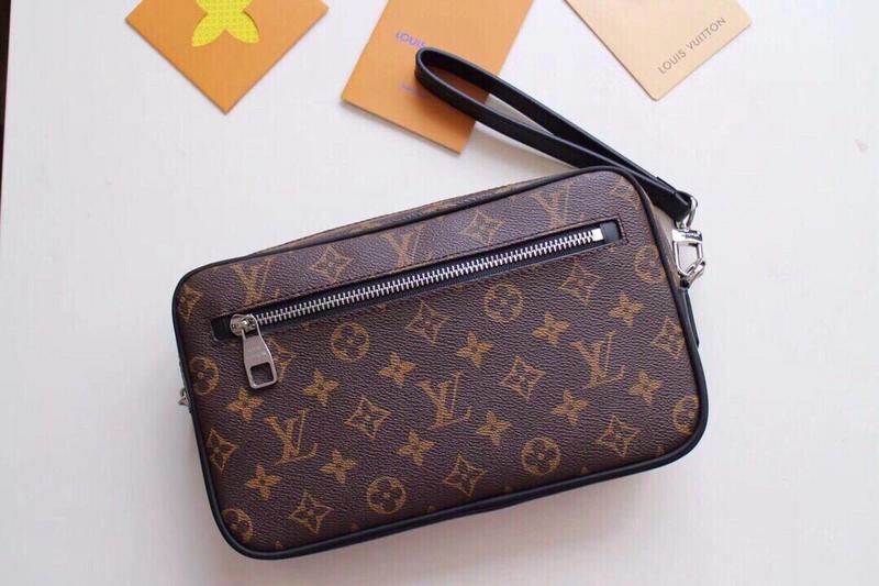 Louis Vuitton Kasai frizione nero/marrone