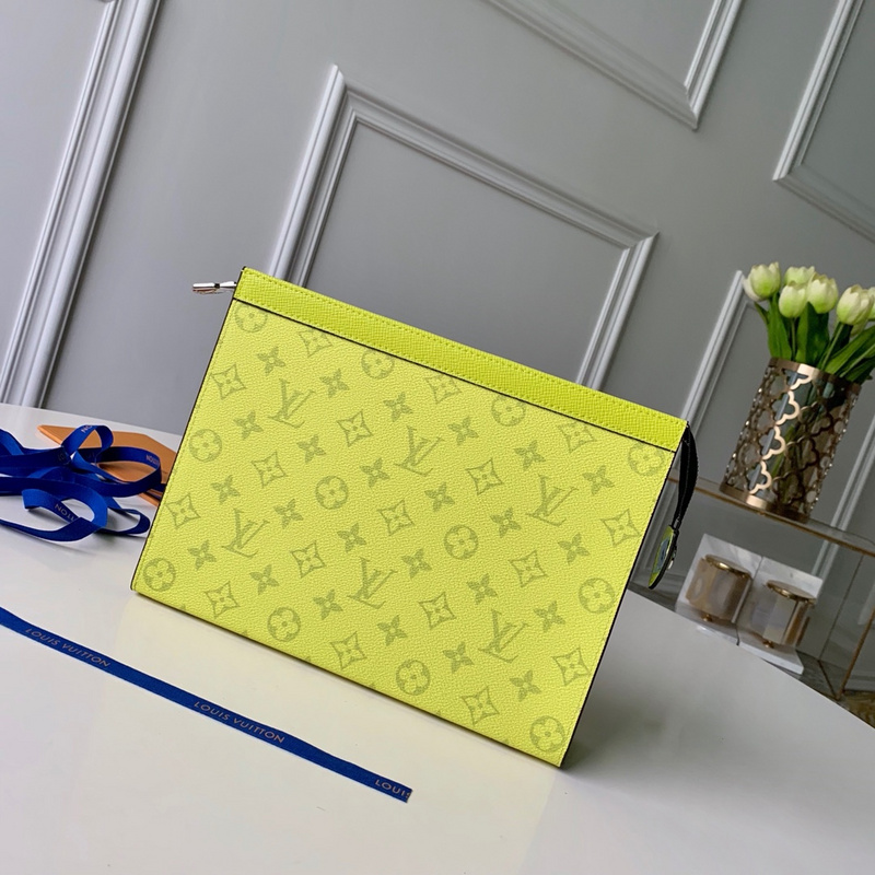 Louis Vuitton Pochette Voyage mm giallo/bianco