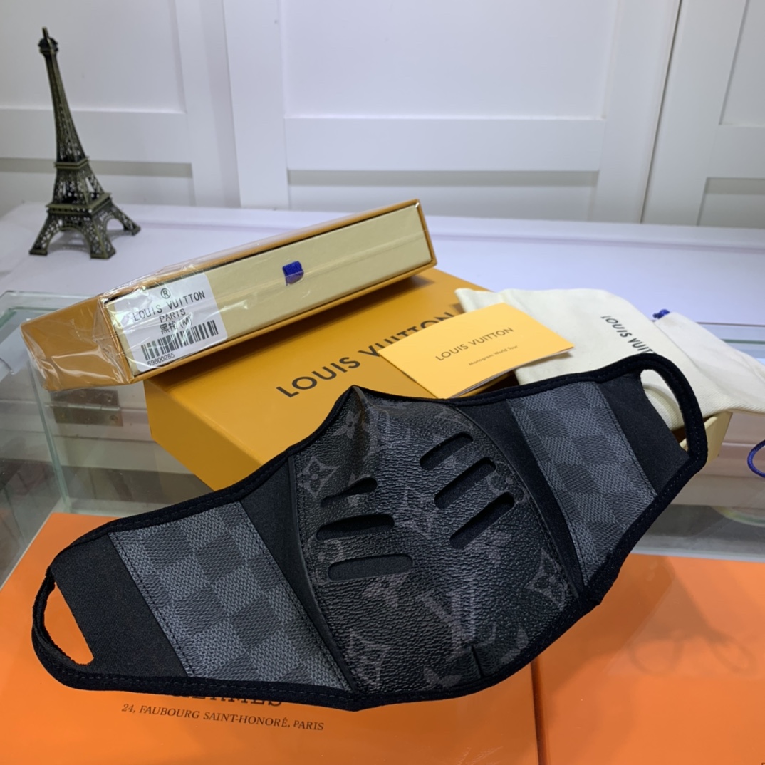 Louis Vuitton La maschera fatta a mano Lux Damier su misura