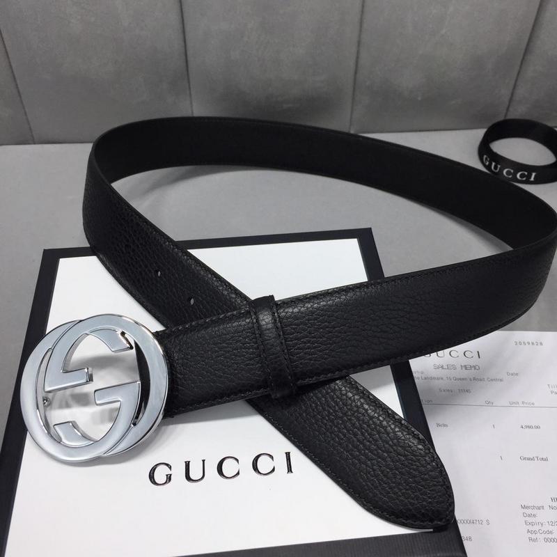 Filla della cintura Gucci B2-Silver 40mm