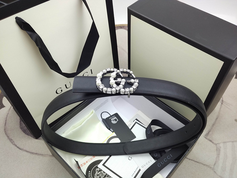 Gucci Belt G357-75 Nero 25mm