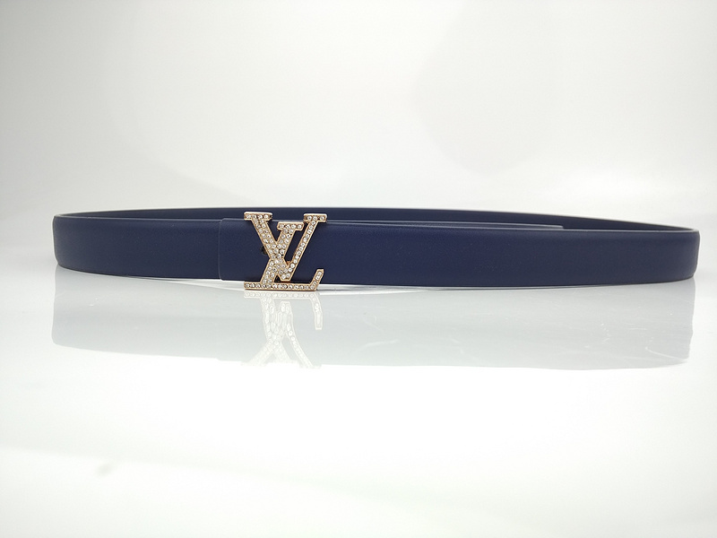 Luis Vuitton Belt L187-75 25mm blu