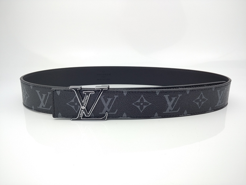 Luis Vuitton Belt L171-75 38mm Silver