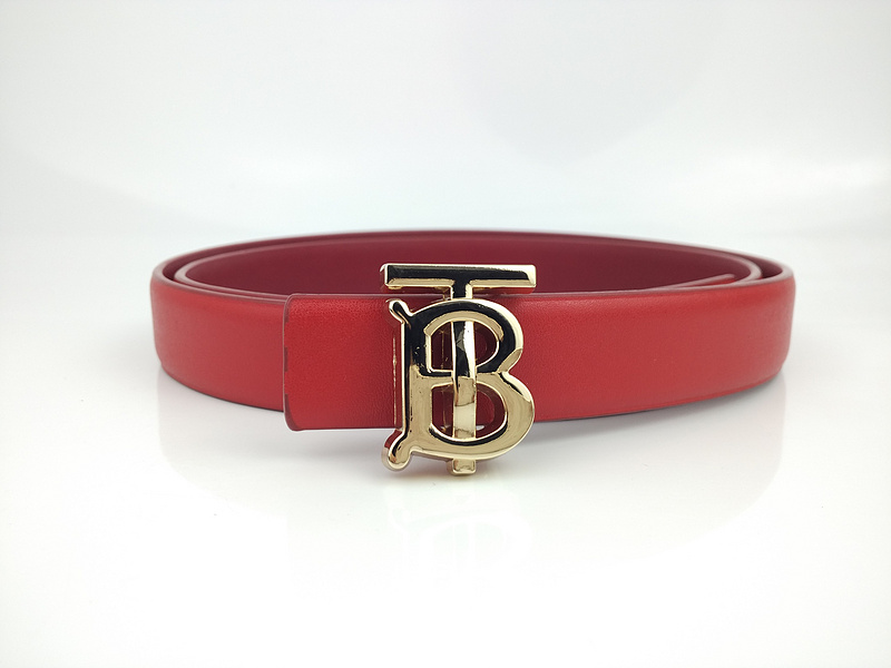 Burberry Belt B53-75 25 mm di rosso