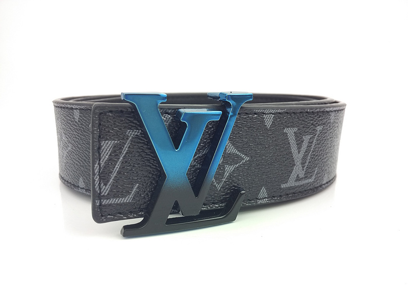 Luis Vuitton Belt L205-80 38mm blu