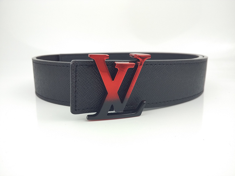 Luis Vuitton Belt L214-75 38 mm di rosso