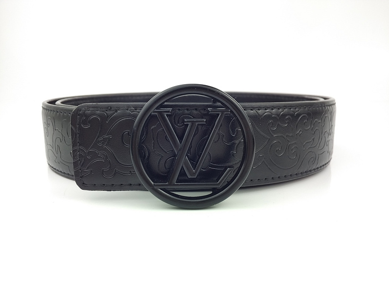 Luis Vuitton Belt L229-75 38mm nero