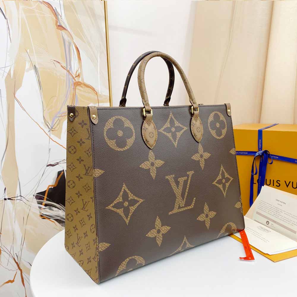 Louis Vuitton Onthego GM-M45320 41 cm BLK/Blue/Red