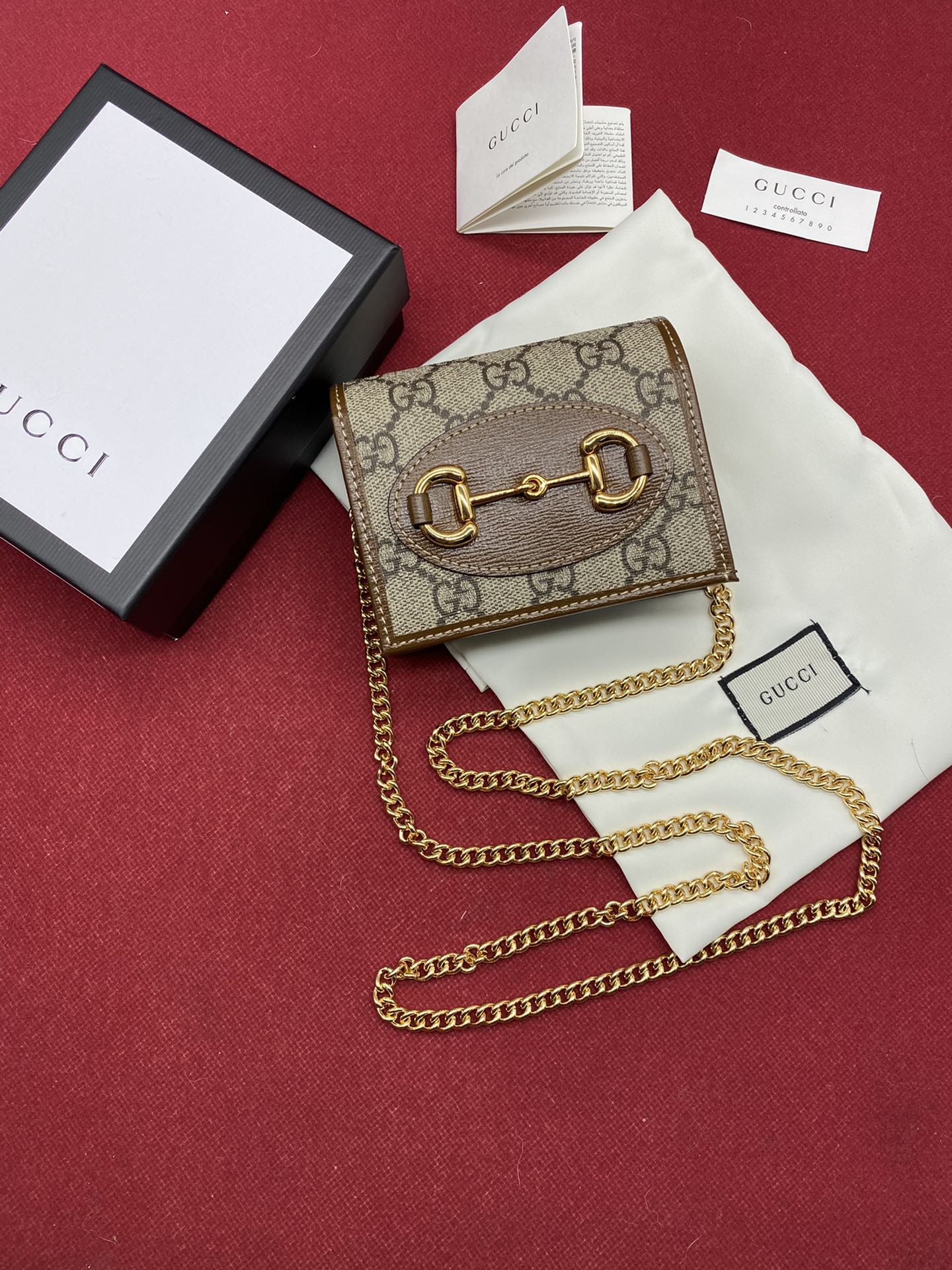 Gucci Horsebit 1955 Case Case Walet 621887