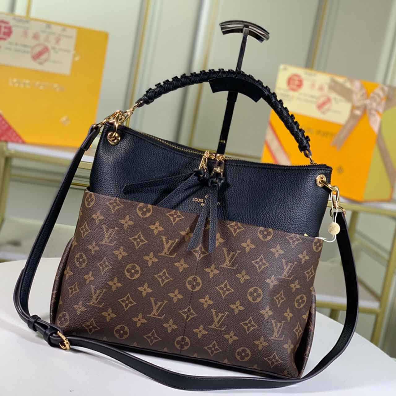 Louis Vuitton Maida N40369 Black/White