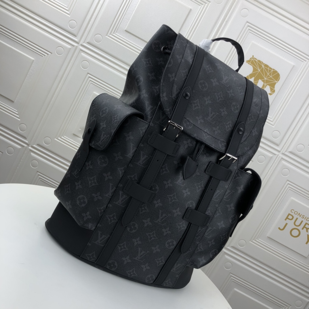 Louis Vuitton AAA-Christopher PM M43735 Mono Black