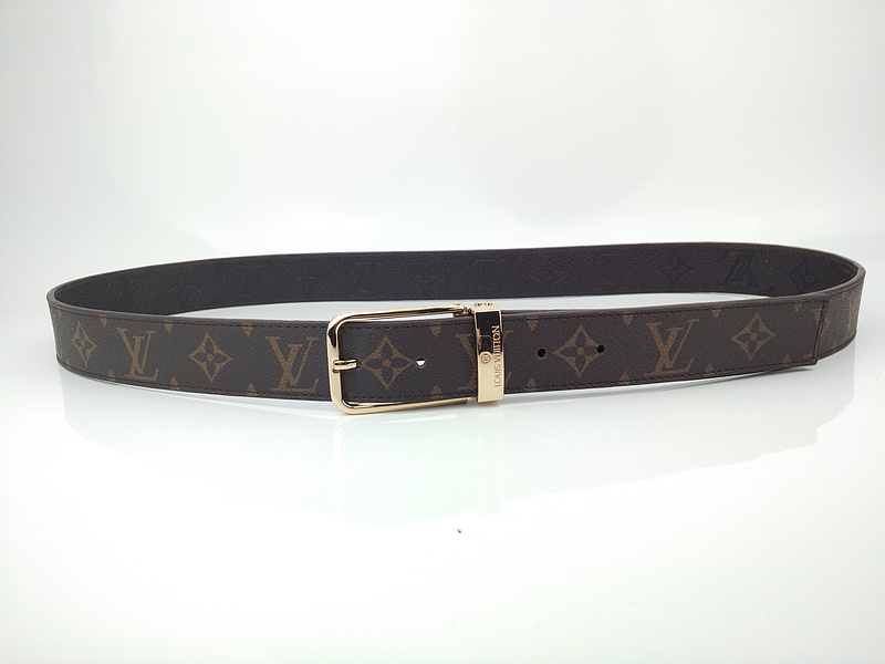 Luis Vuitton Belt L160-80 35mm oro