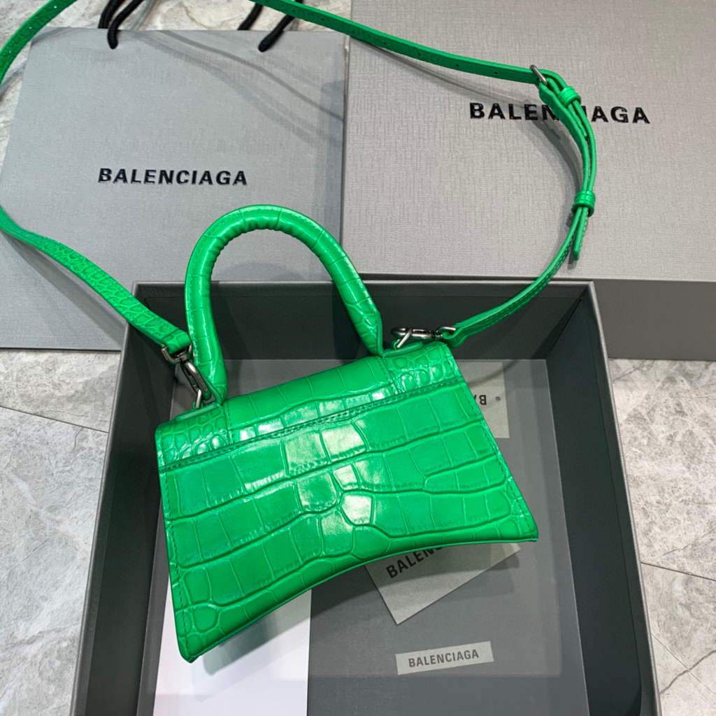 Balenciaga 592833 Greenna per manico per clessidra per clessidra