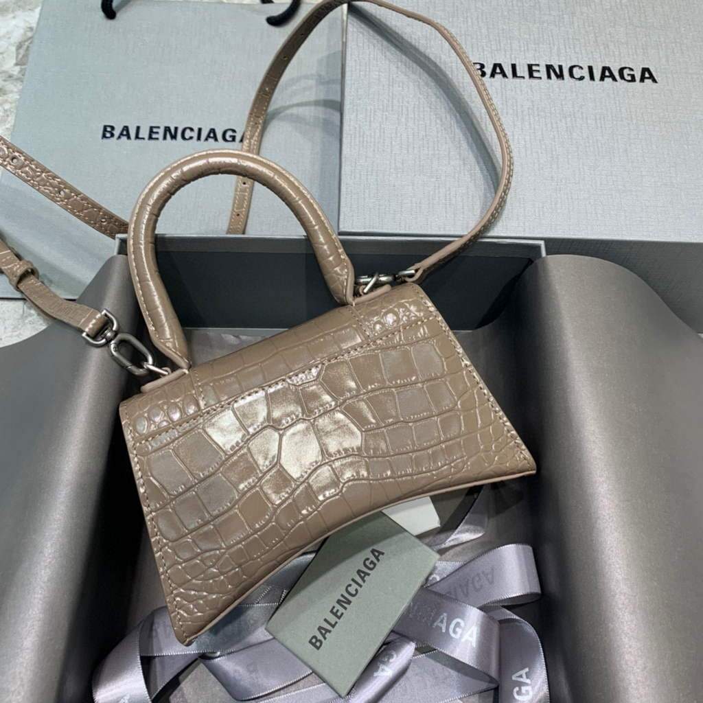 Balenciaga 592833 Borsa per manico per clessidra Hourgle