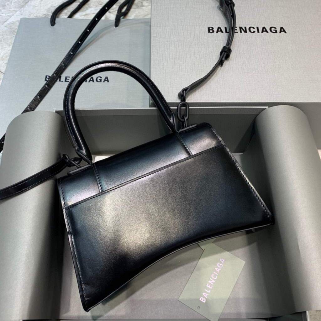 Balenciaga 593546 clessidra per clessidra per cuscino nero