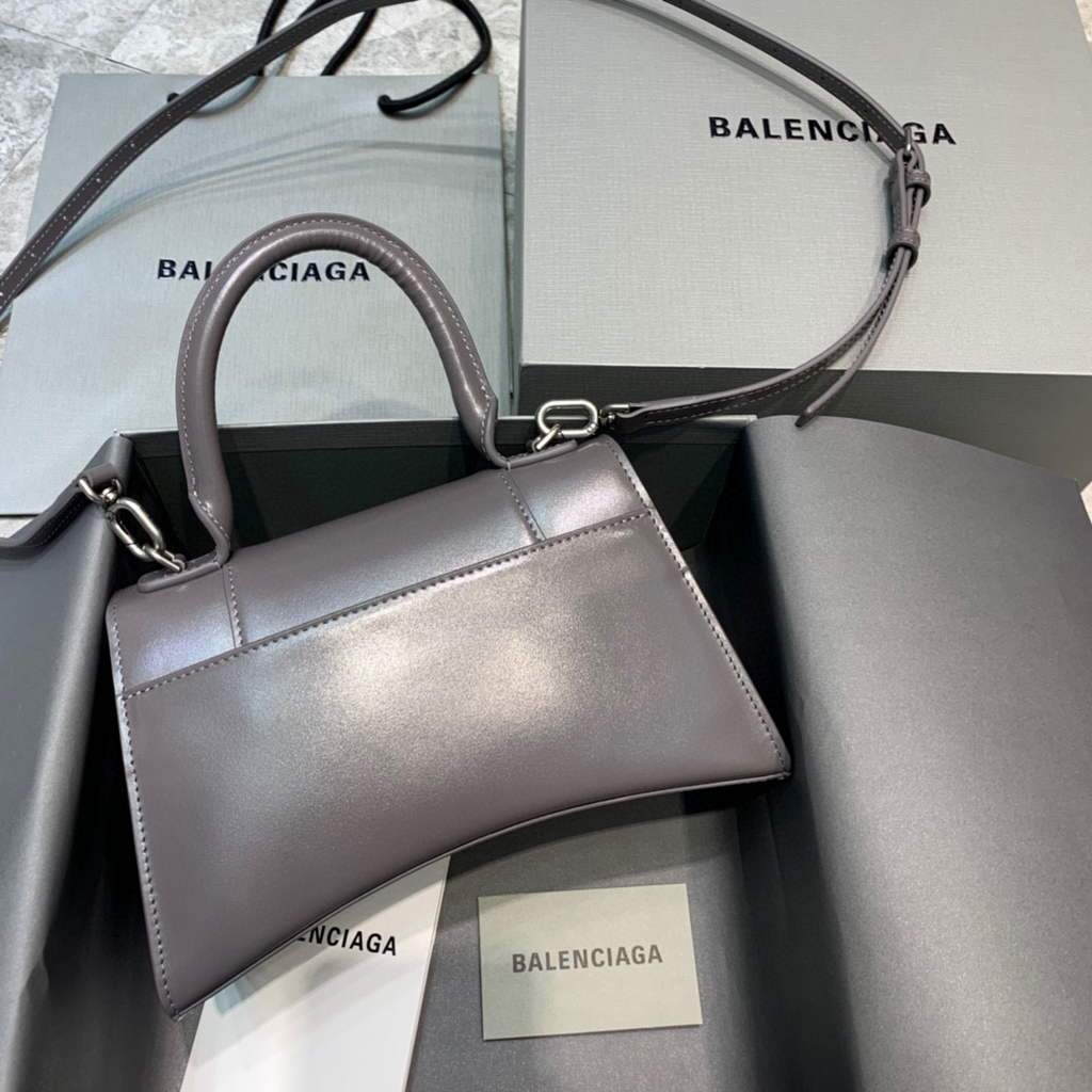 Balenciaga 593546 clessidra per clessidra grigio