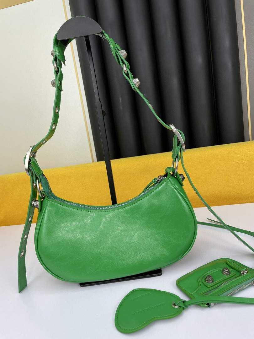 Balenciaga 700940210 Donna Neo Cagole XS Borse in verde