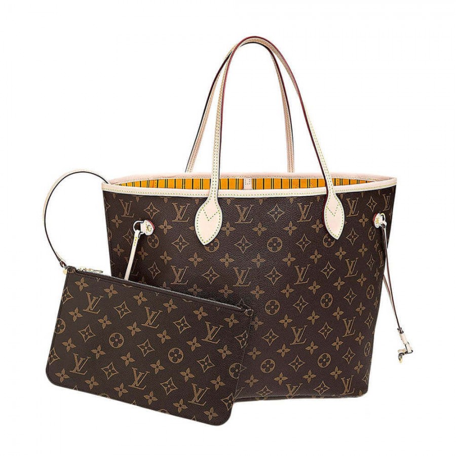 Louis Vuitton Monogram Canvas Neverfull MM M40997 Yellow