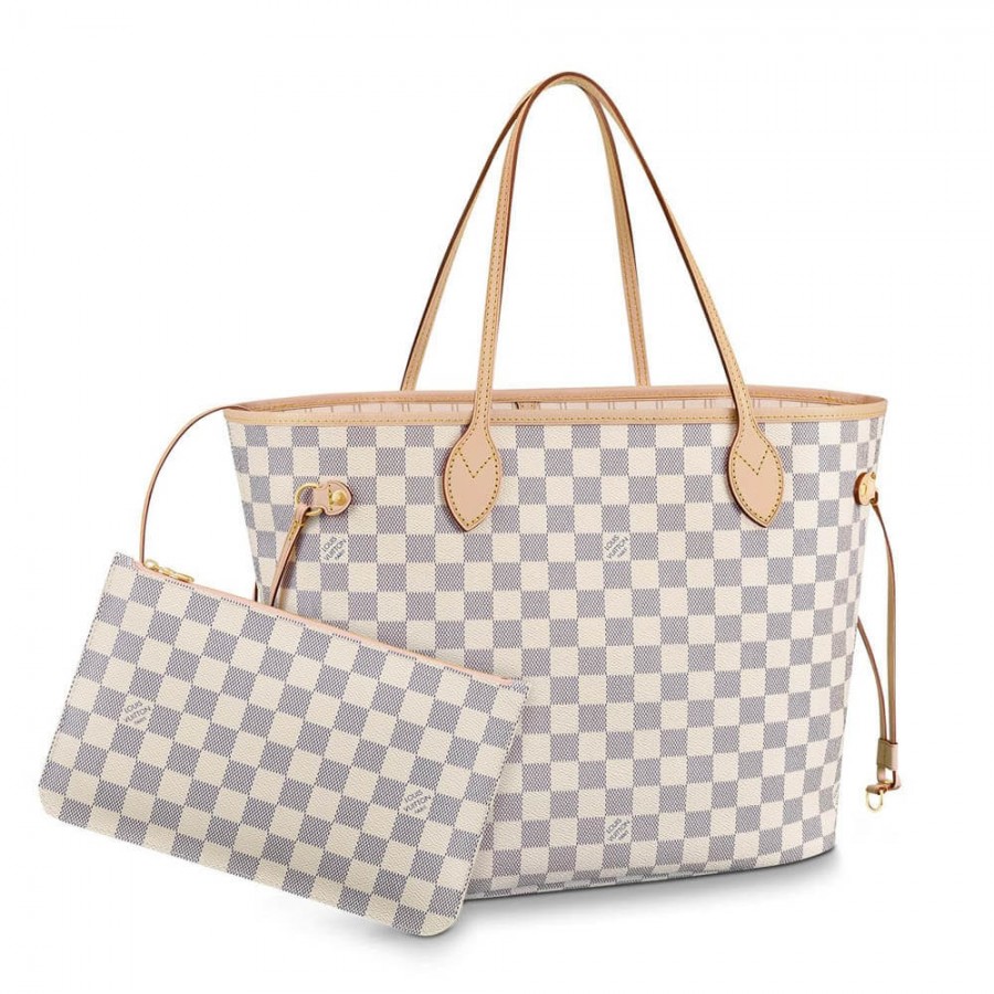 Louis Vuitton Damier Azur Canvas Neverfull MM N41361