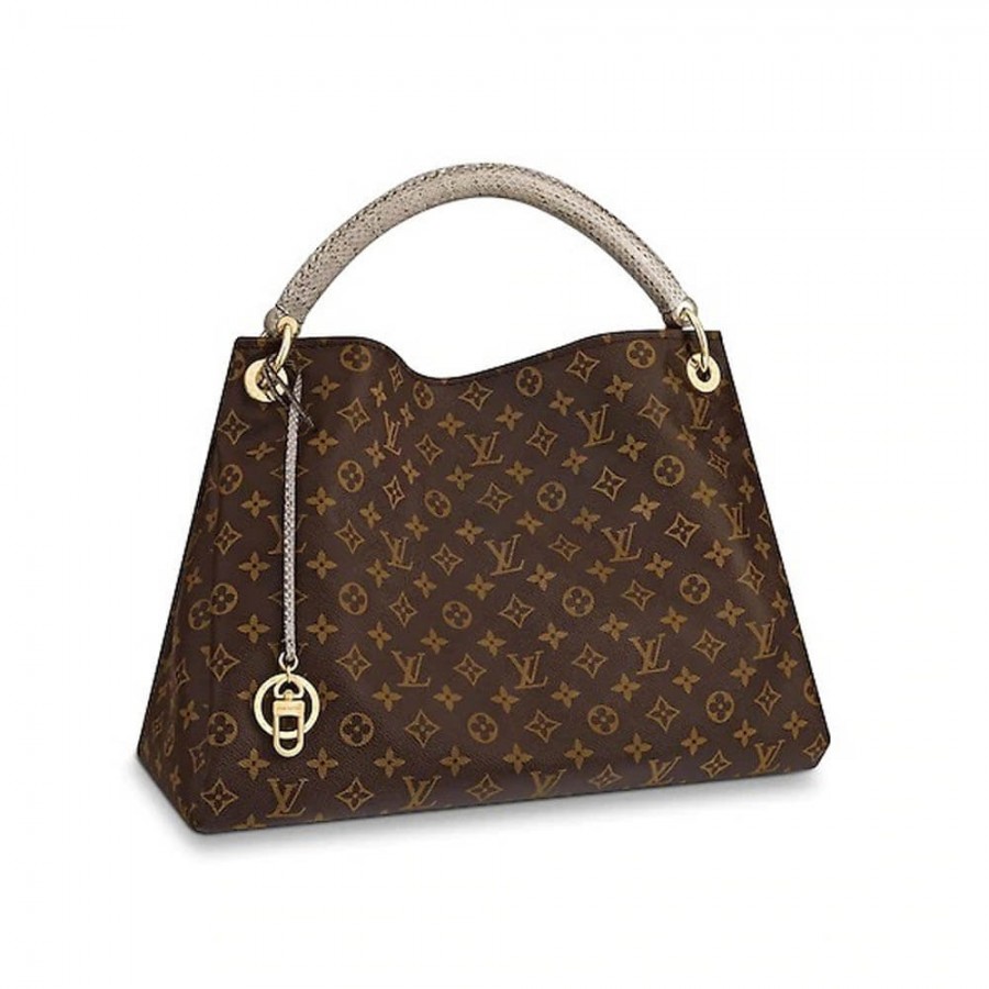 Louis Vuitton Monogram Canvas e Python Artsy MM M44010