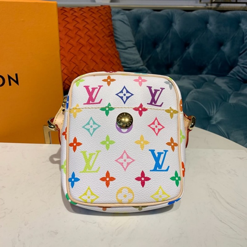 Borsa di spaccatura multicolore Louis Vuitton M40055