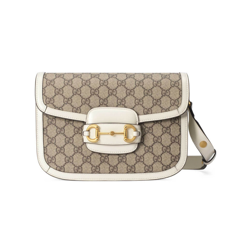 Gucci 1955 Horsebit GG Supreme Spall borsa 602204