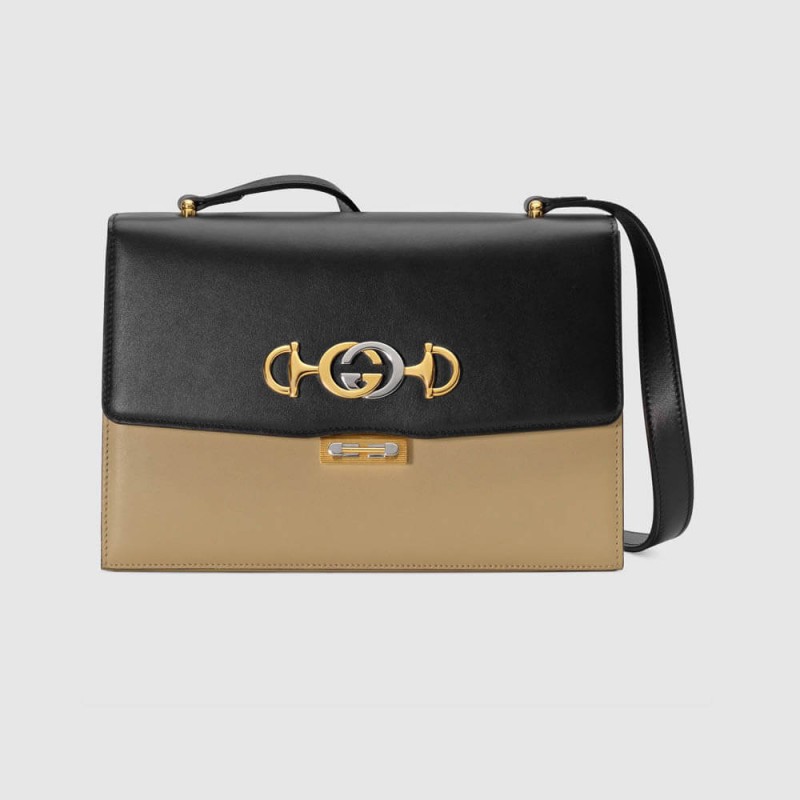 Gucci Zumi Slio in pelle liscia Piccola spalla 576388