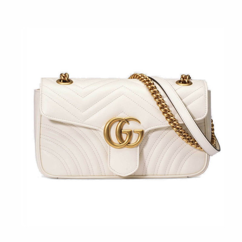 Gucci Gg Marmont Matelasse Chevron Piccola borsa per spalla 443497