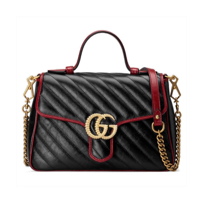 GC GG GG Marmont Small Hand borsa 498110 Nero